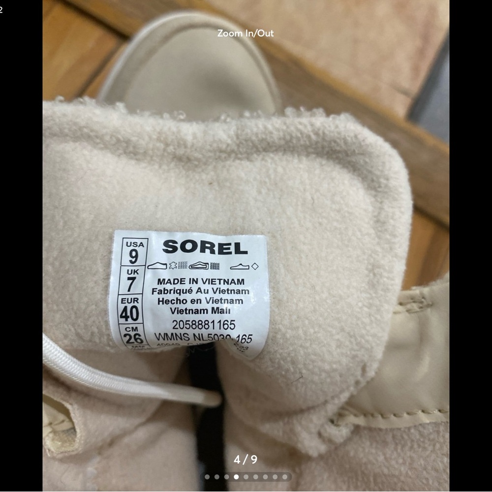 Sorel Women's Tan Winter Boots - Picture 4 of 9